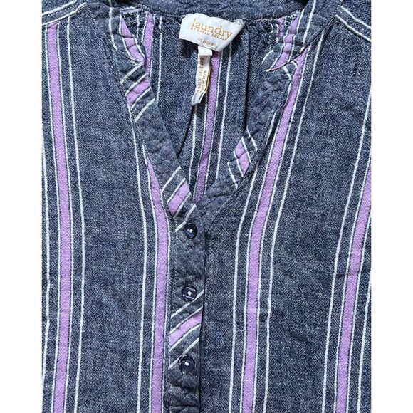 Laundry By Shelly Segal - Women's Casual Blouse - Grey - Small - Picture 15 of 16